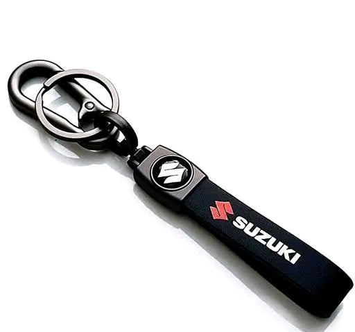 Black Metal Bike Keychain